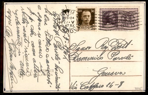ITALIA / Regno / Vittorio Emanuele III / Posta Pneumatica
