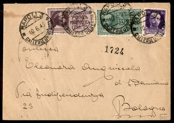 ITALIA / Regno / Vittorio Emanuele III / Posta Pneumatica