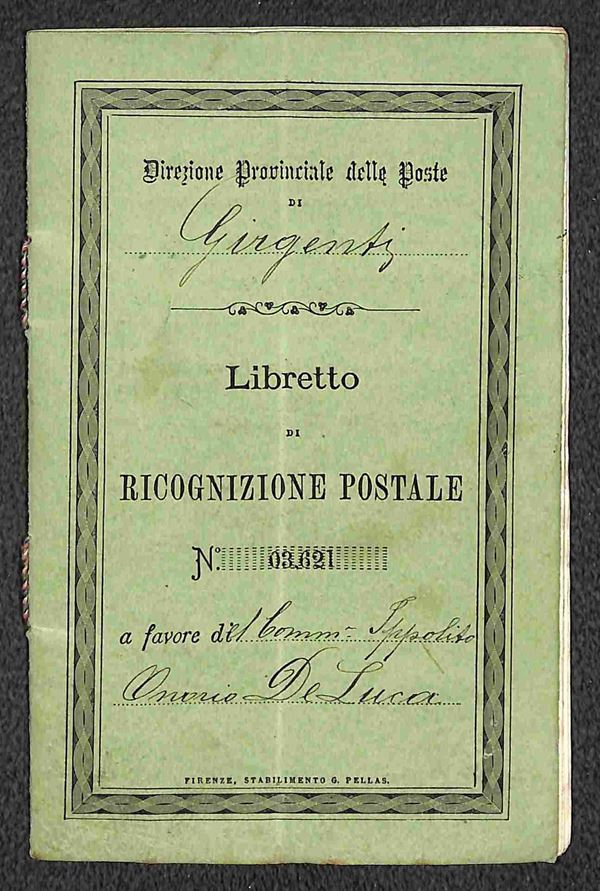 ITALIA / Regno / Vittorio Emanuele II / Ricognizione postale