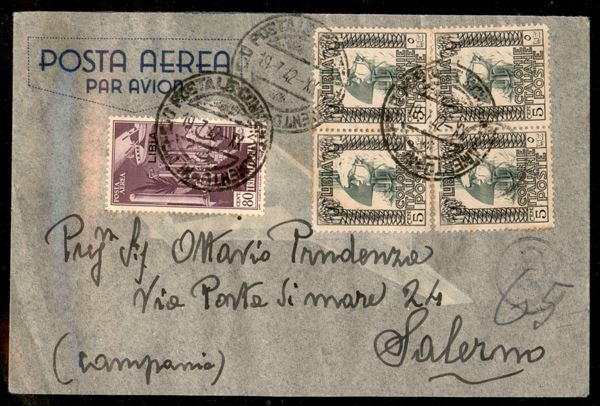 ITALIA / Colonie / Libia / Posta ordinaria + aerea
