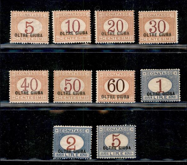 ITALIA / Colonie / Oltre Giuba / Segnatasse