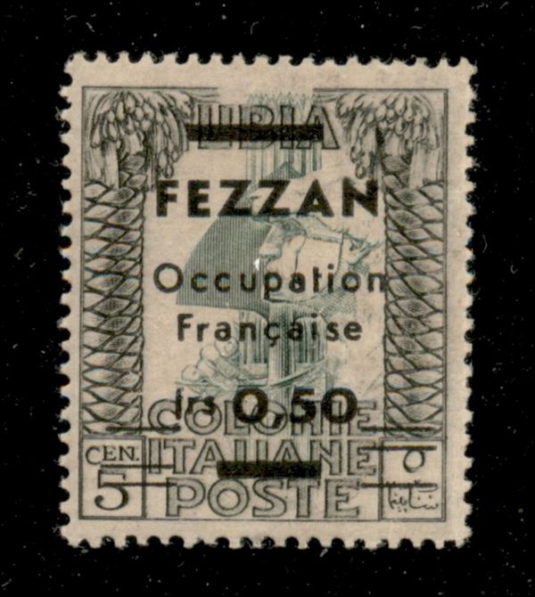 ITALIA / Occupazioni straniere delle colonie / Occupazione Francese / Fezzan / Posta ordinaria