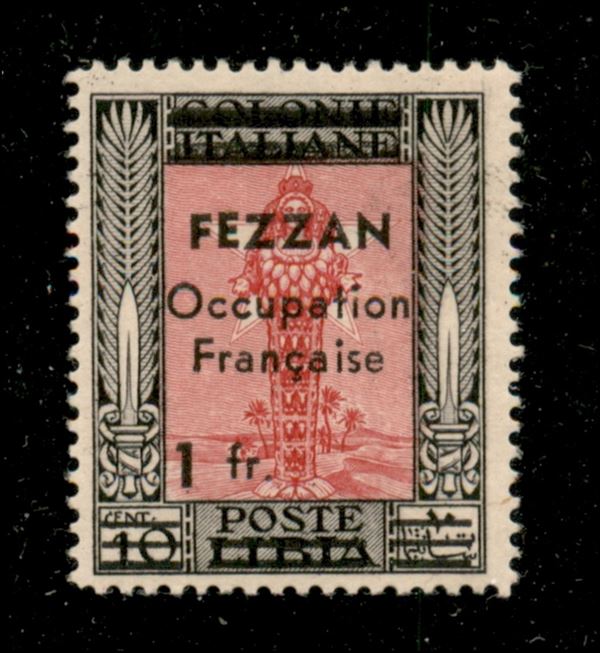 ITALIA / Occupazioni straniere delle colonie / Occupazione Francese / Fezzan / Posta ordinaria