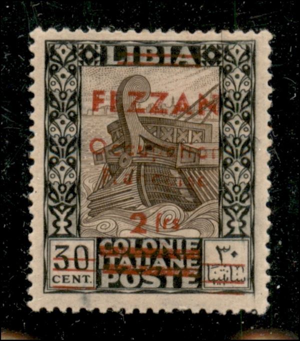 ITALIA / Occupazioni straniere delle colonie / Occupazione Francese / Fezzan / Posta ordinaria