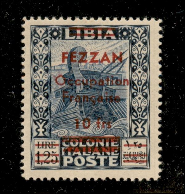 ITALIA / Occupazioni straniere delle colonie / Occupazione Francese / Fezzan / Posta ordinaria