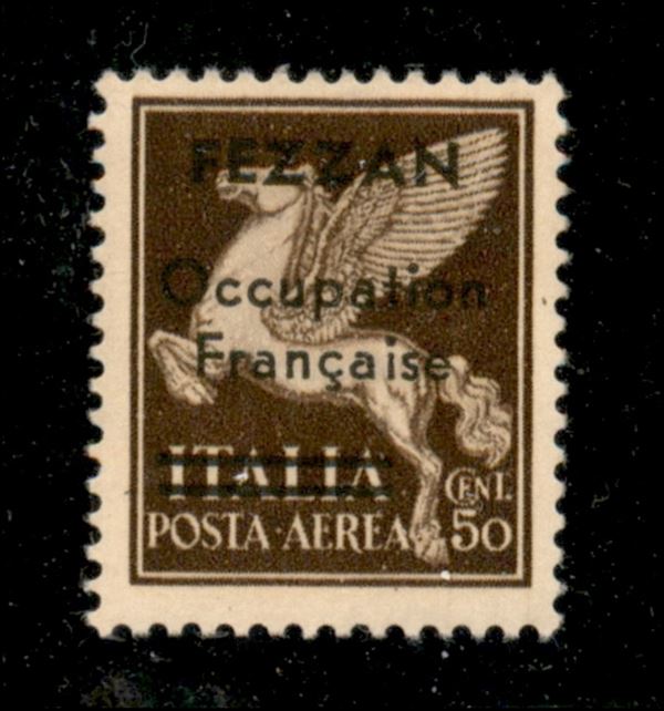ITALIA / Occupazioni straniere delle colonie / Occupazione Francese / Fezzan / Posta aerea