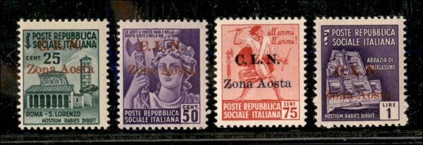 ITALIA / C.L.N. / Aosta / Posta ordinaria