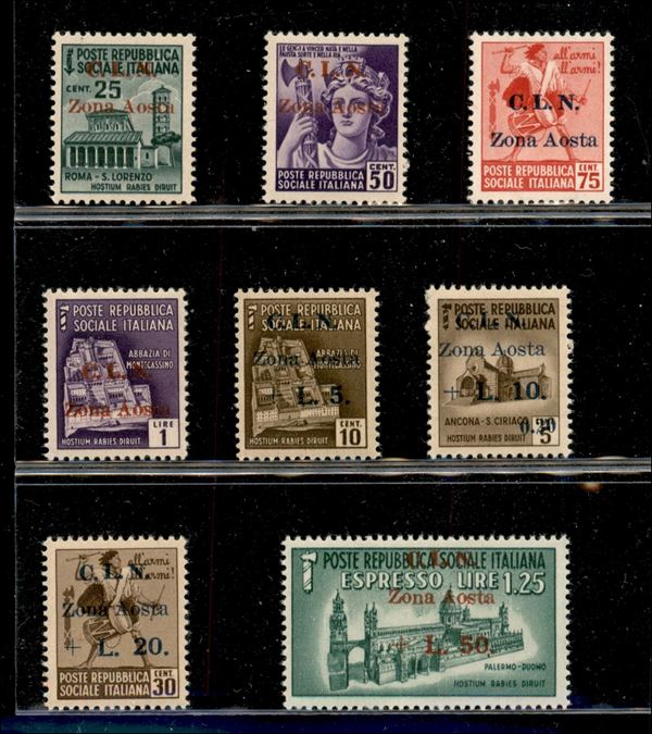 ITALIA / C.L.N. / Aosta / Posta ordinaria