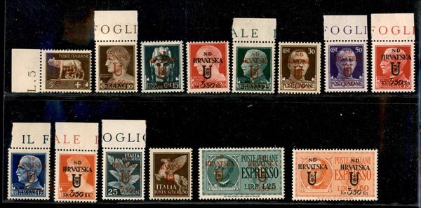 ITALIA / Occupazioni II guerra mondiale / Occuopazione Croata / Spalato / Posta ordinaria