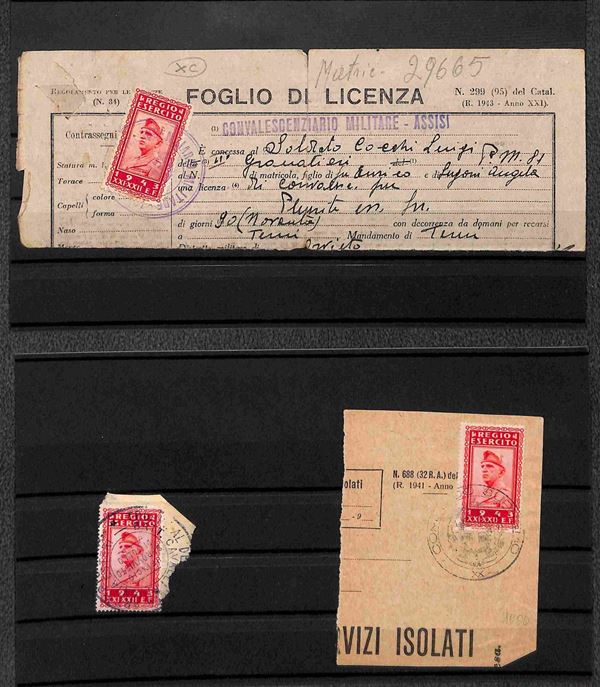 ITALIA / Regno / Vittorio Emanuele III / Posta ordinaria