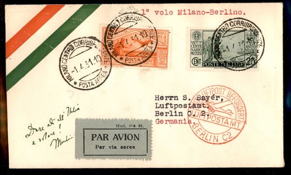 ITALIA / Regno / Vittorio Emanuele III / Aerogrammi