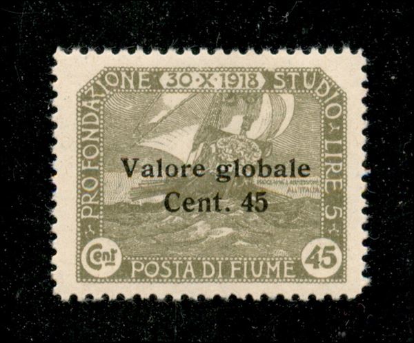 ITALIA / Occupazioni I guerra mondiale / Fiume / Posta ordinaria