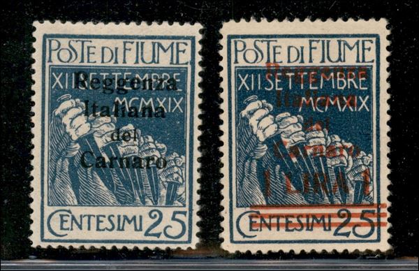 ITALIA / Occupazioni I guerra mondiale / Fiume / Posta ordinaria