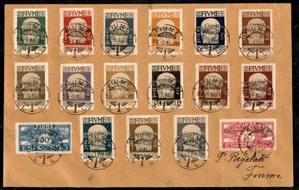 ITALIA / Occupazioni I guerra mondiale / Fiume / Posta ordinaria