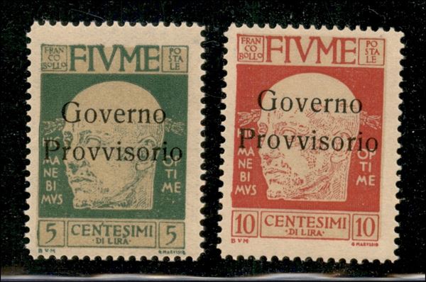 ITALIA / Occupazioni I guerra mondiale / Fiume / Posta ordinaria