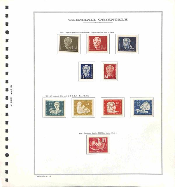 GERMANIA / DDR / Posta ordinaria