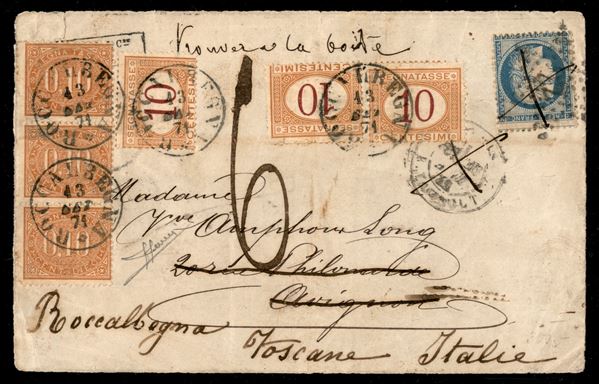 ITALIA / Regno / Vittorio Emanuele II / Segnatasse