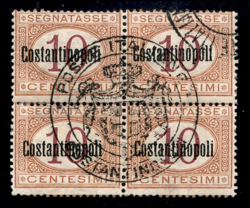 Italia / Uffici Postali All'estero / Levante / Costantinopoli / Segnatasse