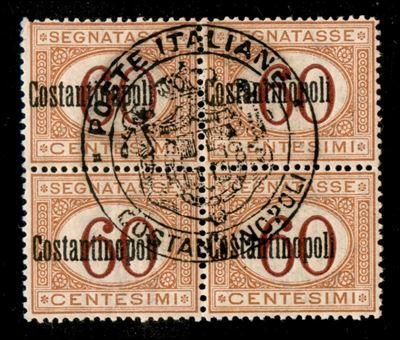 Italia / Uffici Postali All'estero / Levante / Costantinopoli / Segnatasse