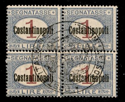 Italia / Uffici Postali All'estero / Levante / Costantinopoli / Segnatasse