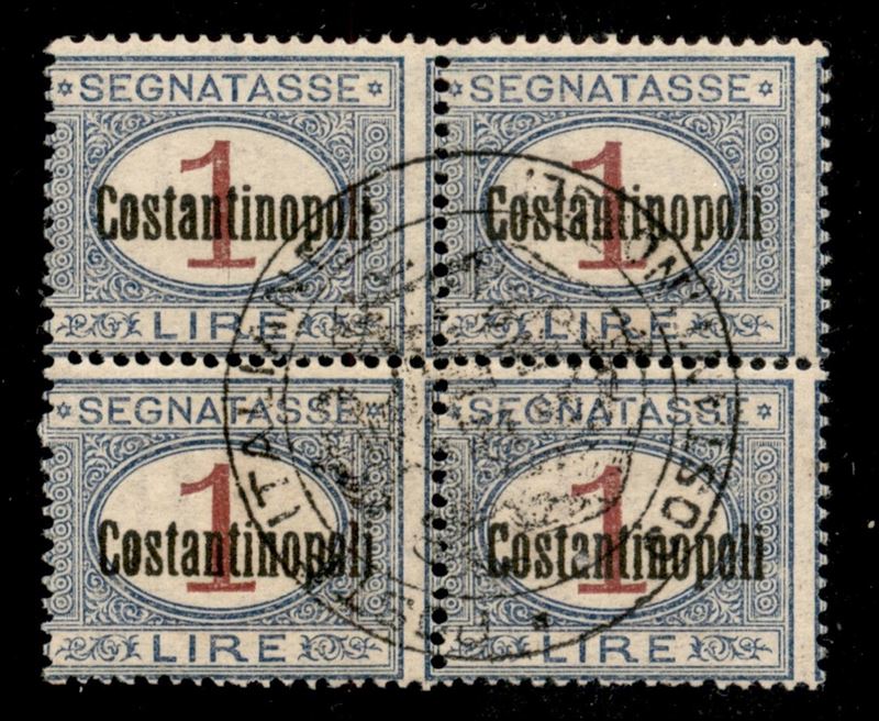 Italia / Uffici Postali All'estero / Levante / Costantinopoli / Segnatasse
