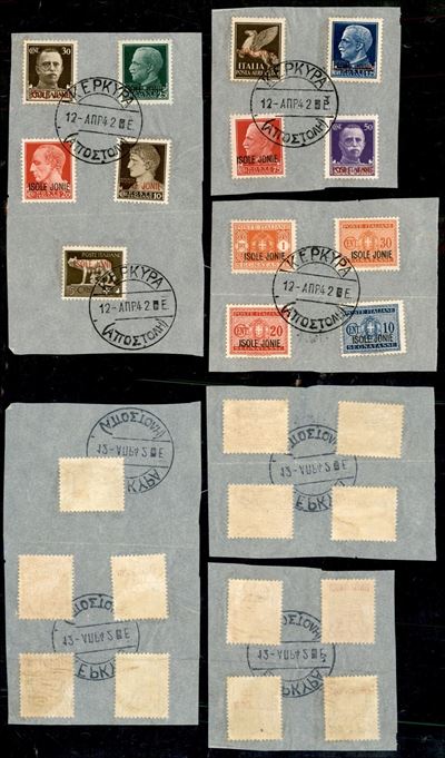 Italia / Occupazioni II Guerra Mondiale / Isole Jonie / Posta Ordinaria + Aerea