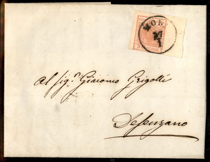 ITALIA / Antichi Stati Italiani / Lombardo Veneto / Territori italiani d'Austria / Posta ordinari...