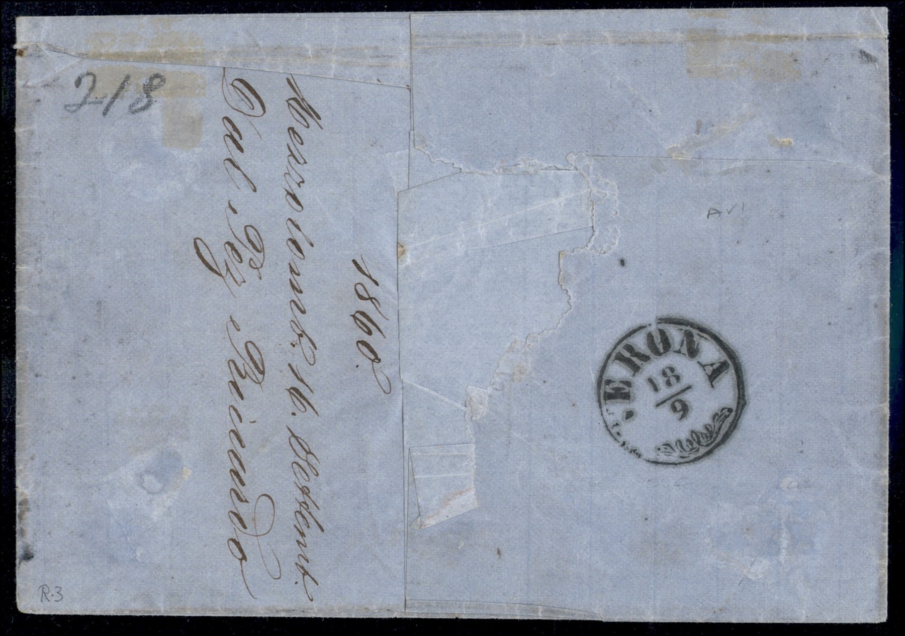 ITALIA / Antichi Stati Italiani / Lombardo Veneto / Territori italiani d'Austria / Posta ordinari...