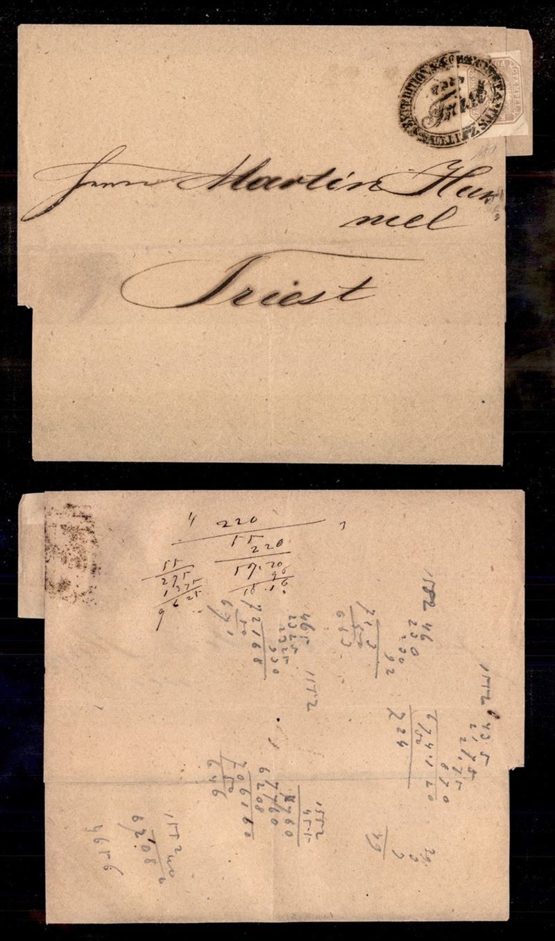 ITALIA / Antichi Stati Italiani / Lombardo Veneto / Territori italiani d'Austria / Segnatasse gio...