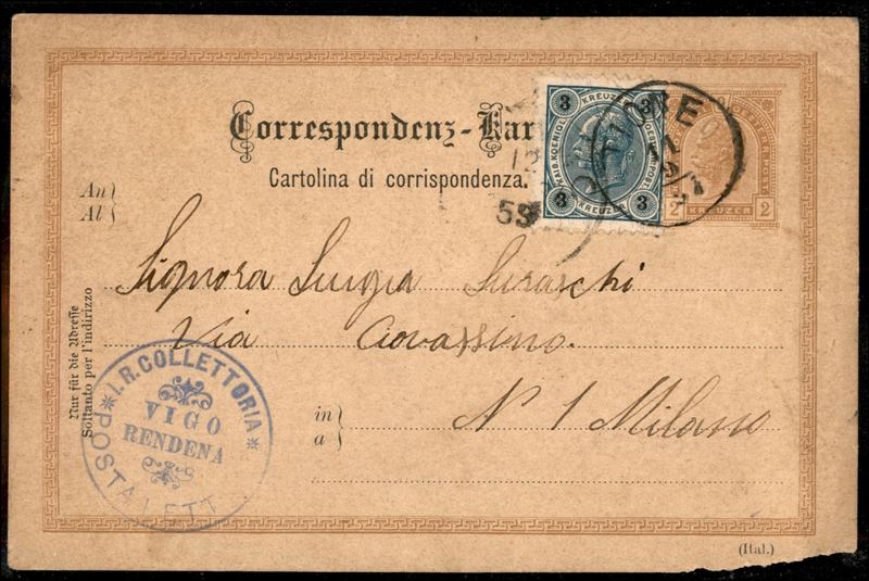 ITALIA / Antichi Stati Italiani / Lombardo Veneto / Territori italiani d'Austria / Posta ordinari...