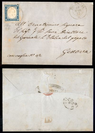 Italia / Antichi Stati Italiani / Sardegna / Posta Ordinaria
