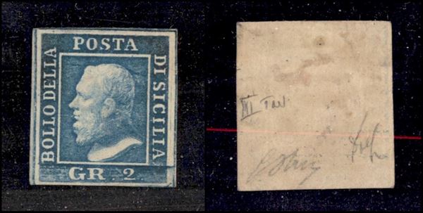 ITALIA / Antichi Stati Italiani / Sicilia / Posta ordinaria  (1859)  - Asta Asta  [..]