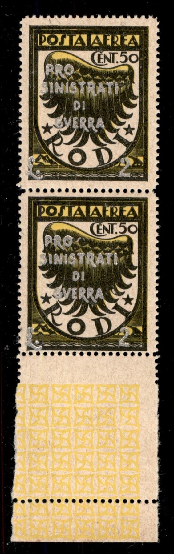 Italia / Colonie / Egeo / Occupazione Tedesca Dell'egeo / Posta Aerea