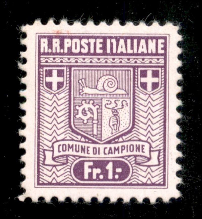 Italia / Emissioni Autonome / Campione / Posta Ordinaria