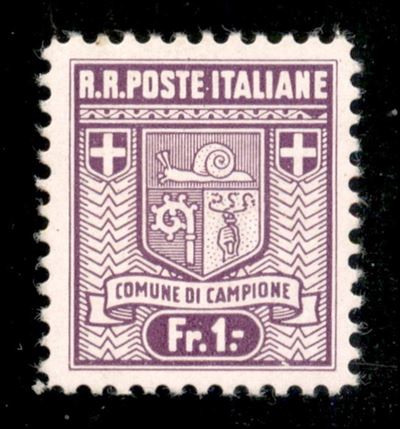 Italia / Emissioni Autonome / Campione / Posta Ordinaria