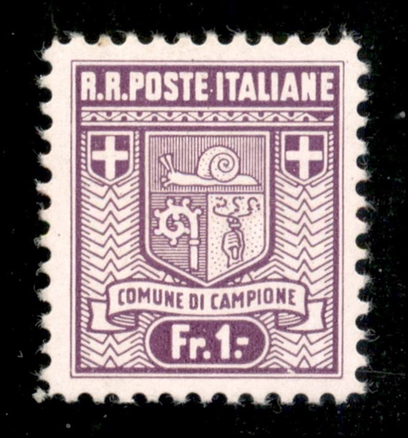 Italia / Emissioni Autonome / Campione / Posta Ordinaria