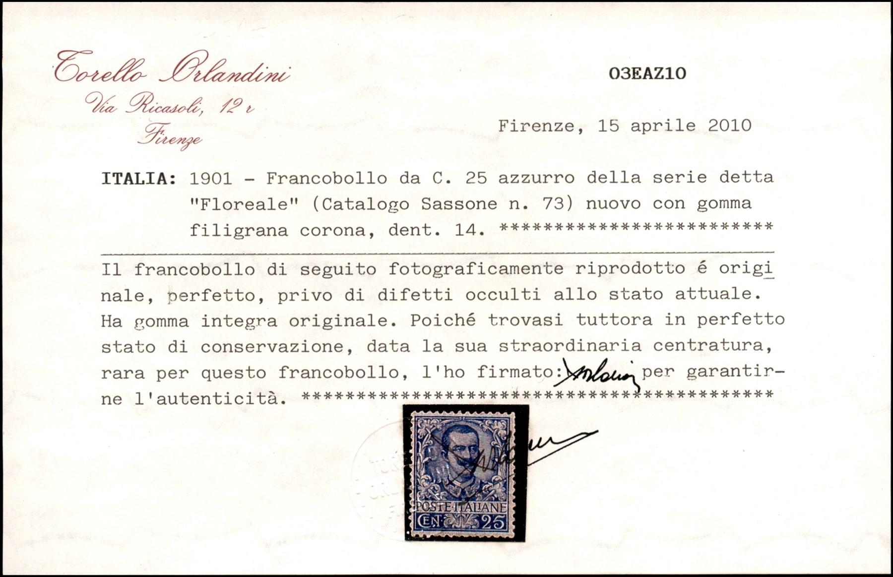 Italia / Regno / Posta Ordinaria