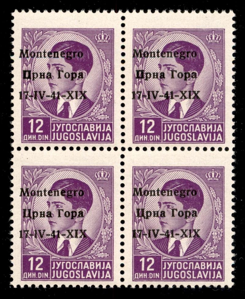 Italia / Occupazioni II Guerra Mondiale / Montenegro / Posta Ordinaria