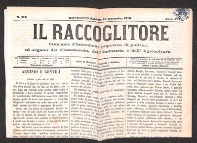 Italia / Antichi Stati Italiani / Lombardo Veneto / Territori Italiani D'austria / Segnatasse Gio...