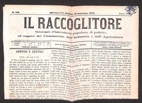 ITALIA / Antichi Stati Italiani / Lombardo Veneto / Territori italiani d'Austria / Segnatasse giornali